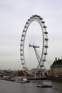 Blick auf das London Eye