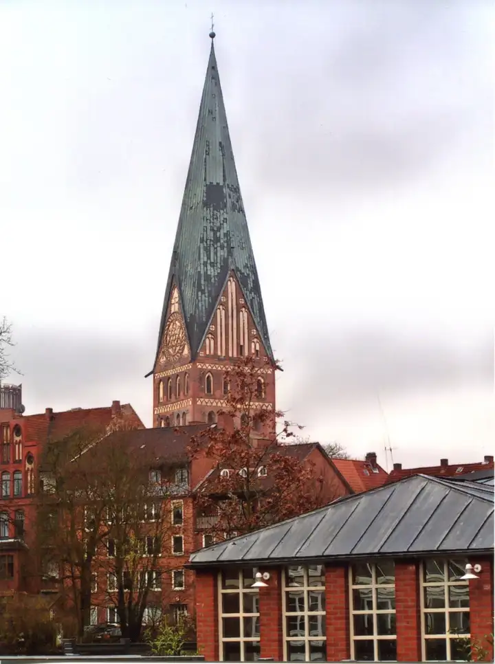 Lüneburg Panorama mit kirchturm