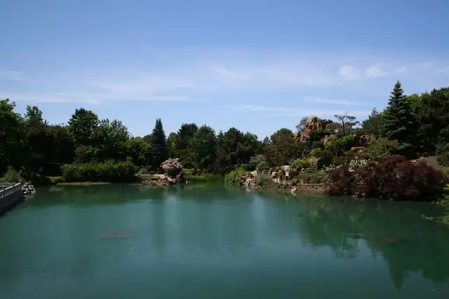 Chinesicher GArten im Botanischen garten Montreal